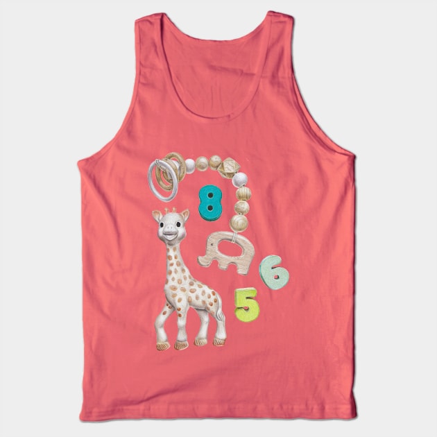 Baby Toys Illustration Tank Top by amberafrazier